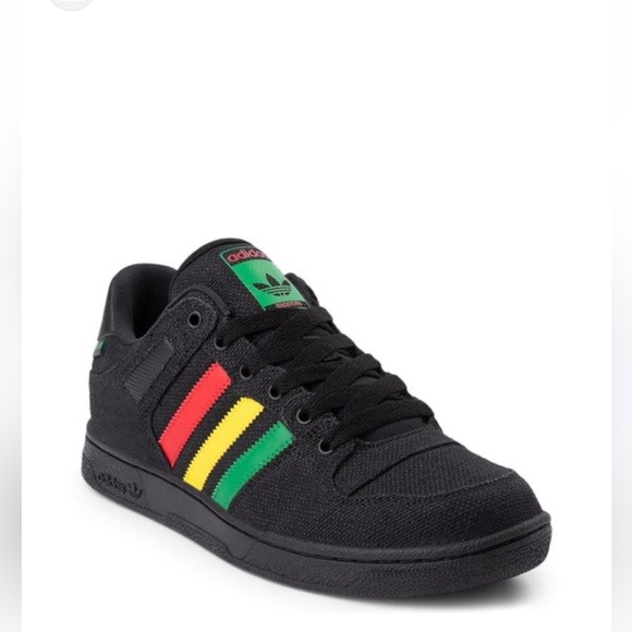 Adidas Hemp Bucktown Original Shoes Men Size 10 Rasta Black Red Green Yellow